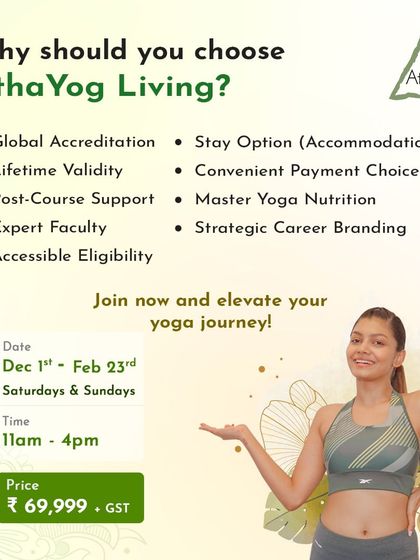 AthaYog Living - Yoga Teacher Training Course (TTC) Weekend TTC: Become a Teacher in Bangalore photo 6