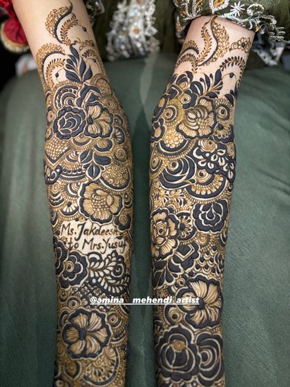 A special message for the bride's transition: 'From Ms. Jakdeera to Mrs. Yusuf'.