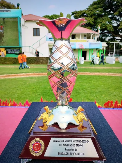 The Governor's Trophy, a beautiful silver and gold cup.