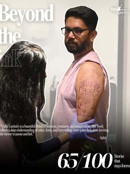 "Vidhi's artistry is a beautiful blend of emotion, precision, and imagination." Sahil, a client who found the perfect artist for his vision.