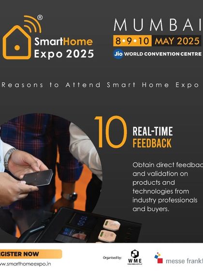 This graphic explains how exhibitors can obtain real-time feedback and validation on their products from industry professionals.