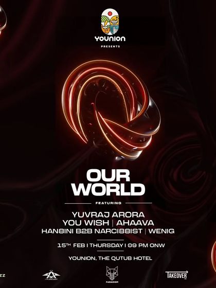 Headlining a night at Younion, Delhi. It's always a great feeling to be the main draw and have the freedom to play a long, expressive set.