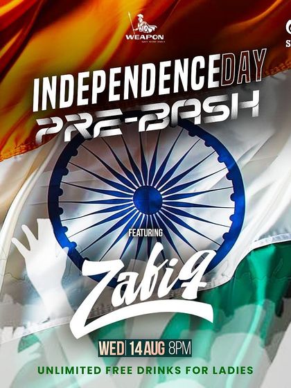 A flyer for an Independence Day Pre-Bash at Loft38. Patriotic anthems remixed with commercial beats always create a powerful and celebratory atmosphere.