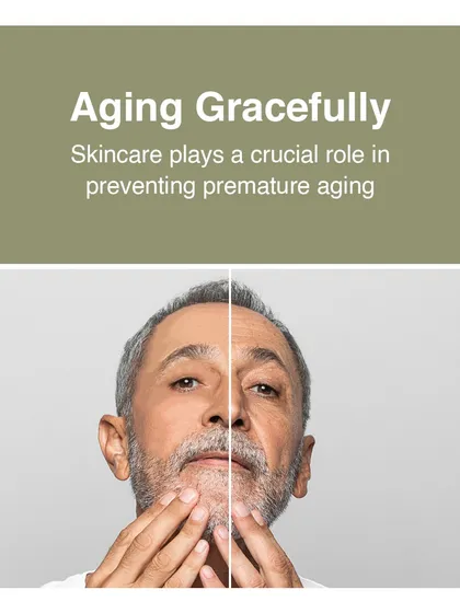 Skincare plays a crucial role in preventing premature aging and helping you age gracefully. It's an investment in your future self.