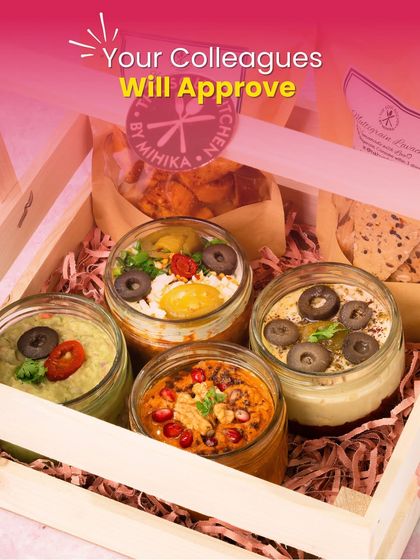 My Diwali gift hampers are the perfect solution to the annual sweet wars, filled with delicious dips your colleagues and family will love.