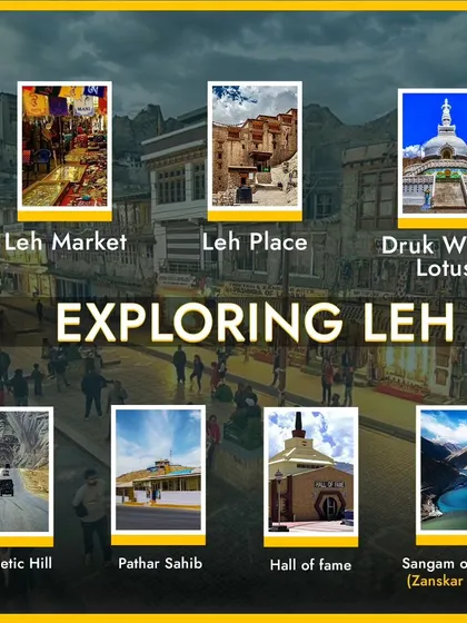 A detailed look at the places we explore in and around Leh, from cultural sites to natural wonders.