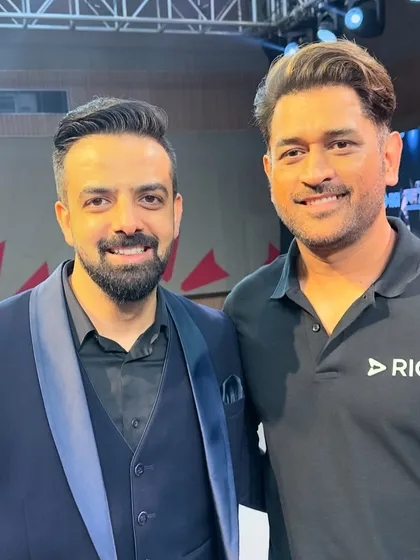 Another great shot with MS Dhoni. These moments are a reminder of the incredible opportunities my profession brings.