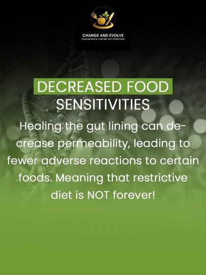 Decreased food sensitivities can also be a sign of a healing gut. A stronger gut lining means fewer adverse reactions to certain foods.