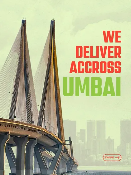 From Churchgate to Malad, we've got Mumbai covered. Our delivery network ensures that a fresh, healthy, and homestyle meal is never too far away, no matter where you are in the city.