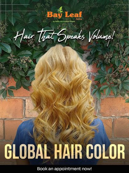 This vibrant blonde global color is for those who want hair that speaks volumes. It's a bold, confident look that I created to be both eye-catching and beautiful.