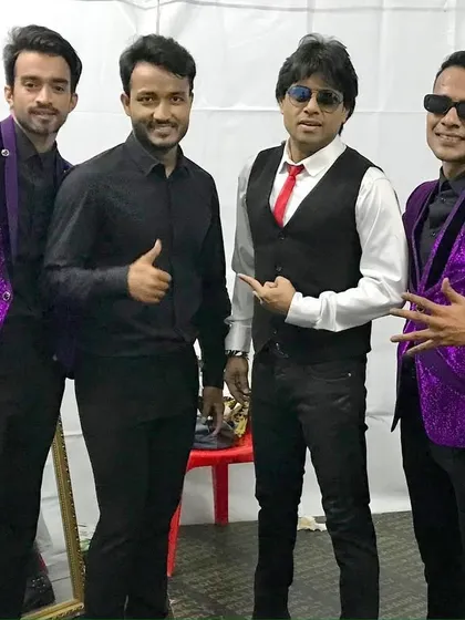 With the amazing dance group MJ5 in Mauritius. Their talent and energy are off the charts.