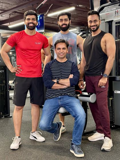 Behind the scenes at a shoot with my fellow coaches.