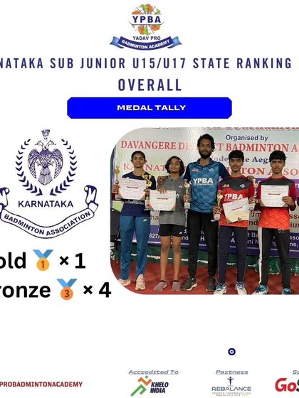 Yadav Pro Badminton Academy - Professional Badminton Coaching Programs Rising Stars: Junior & Sub-Junior Achievements photo 31