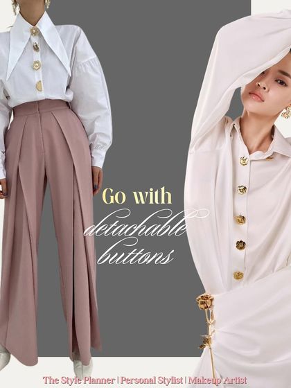 Detachable buttons are a fantastic way to customize your shirt. You can swap them out to match your accessories or the occasion, giving you endless styling possibilities.