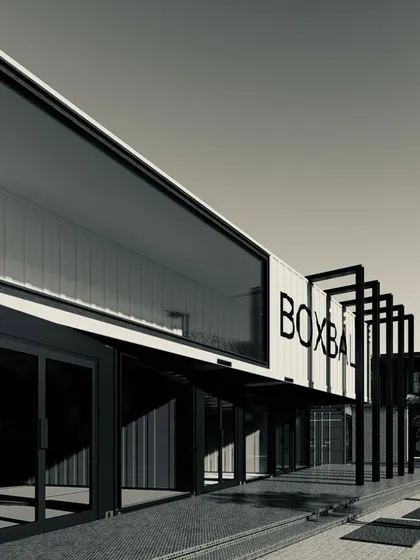 A throwback to our Boxball Park concept, where we imagined shipping containers stacked with ingenuity to form a vibrant hub for community and sport. This project showcases our interest in versatile and innovative architectural solutions like adaptive reuse.
