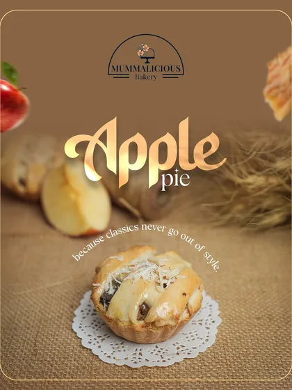 A classic for a reason. Our individual apple pie features a buttery, flaky crust filled with juicy, spiced apples. It's a comforting taste of home, baked fresh just for you.