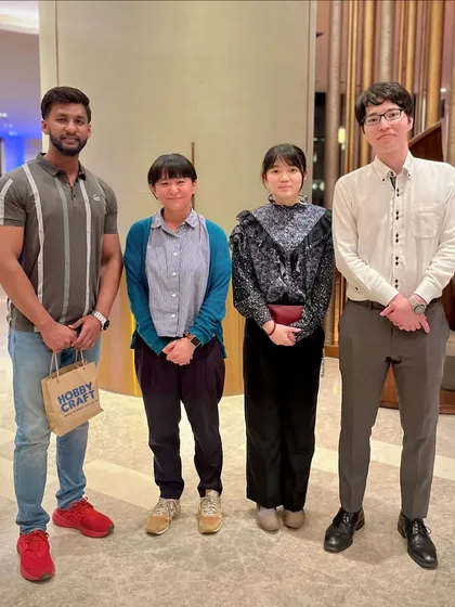 Another picture from the wonderful evening with the team from Sakura Japan. Thankful for their warm hospitality.