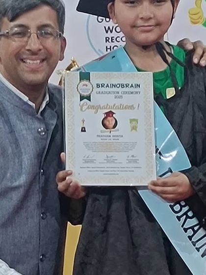 Another happy graduate being awarded his degree. Our graduation ceremonies are a day of celebration for students, parents, and teachers alike.