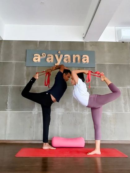 Whatever you practice consistently for a long time becomes a part of you. Join us in practicing Natarajasana this month.