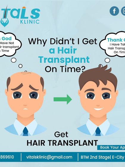 Vitals Klinic - Hair Restoration & Treatment FUE Hair Transplantation: A Permanent Solution photo 10