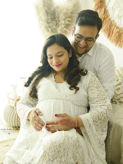 A candid moment within the boho setup. I encourage couples to interact naturally, and I capture those sweet, unposed smiles and glances that truly reflect their relationship.