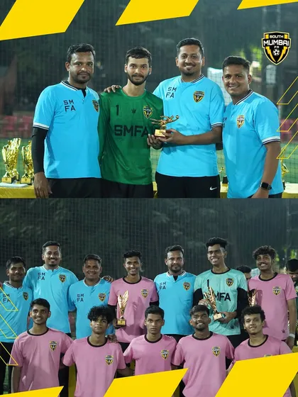 Goalkeepers and team players receiving their awards. We recognize excellence in every position.