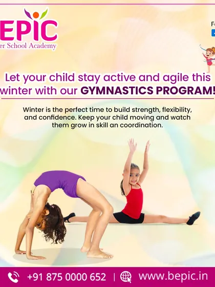 Keep your child active and agile even during the winter months with our gymnastics program. These classes are a perfect way to build strength and confidence while having fun indoors.