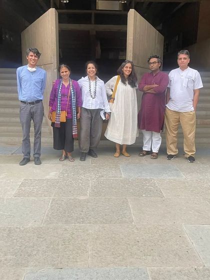 The jury panel for a museum design studio at CEPT. It is a privilege to be part of these rich discussions and contribute to the students' learning process.