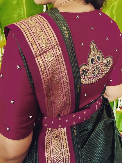 Kalasthree by Tejaswini Anjan Kumar - Custom Occasion Wear The Art of the Blouse: Custom Saree Pairings photo 23