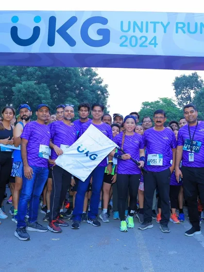 The flag-off moment at the UKG Unity Run, with Mary Kom ready to start the race. I manage these high-profile moments to ensure they are impactful and run smoothly, creating great photo opportunities for the client.