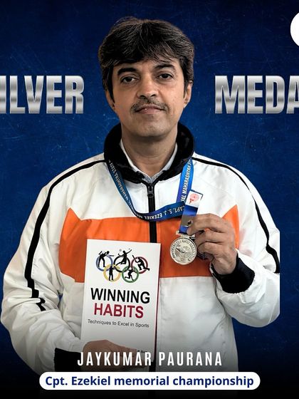 We congratulate Jaykumar Paurana on winning the silver medal at the Cpt. Ezekiel Memorial Championship. His achievement is an inspiration to all our students.