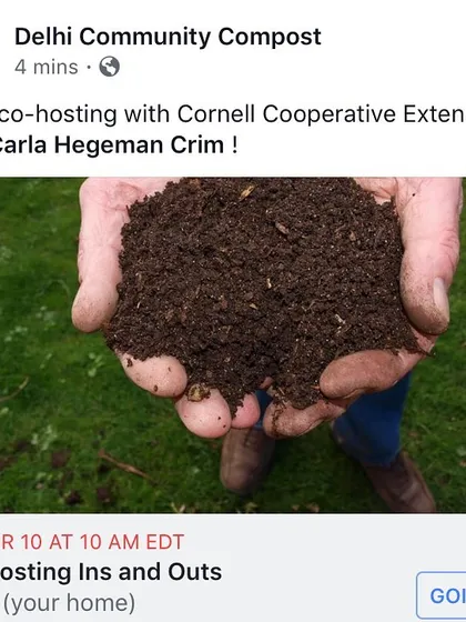I frequently partner with other local experts, like the Cornell Cooperative Extension, to co-host virtual workshops on Zoom. These sessions are a great way to learn different methods of composting and hear the story of my community composting journey.
