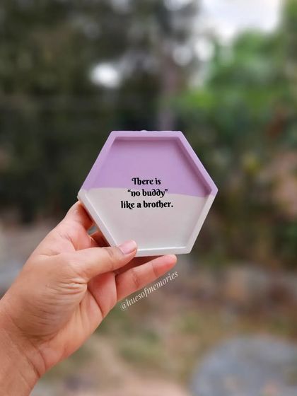 Hues of Memories - Custom Eco-Resin Home Decor Personalized Coasters photo 9