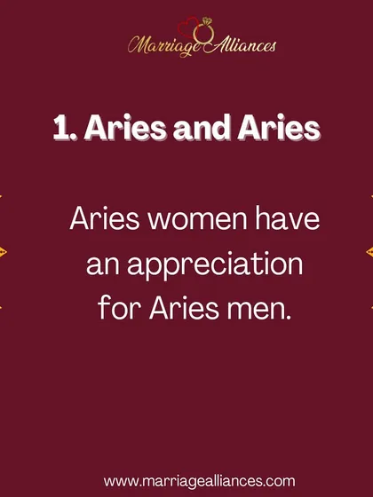 An Aries-Aries match can be powerful, as they have a natural appreciation for each other's energy and drive. I use astrology as one of many tools to explore the potential dynamics between partners.