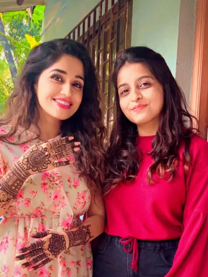 A photo with the beautiful actress from the Marathi serial 'Kunya Rajachi Ga Tu Rani'. It was a pleasure to work with her.