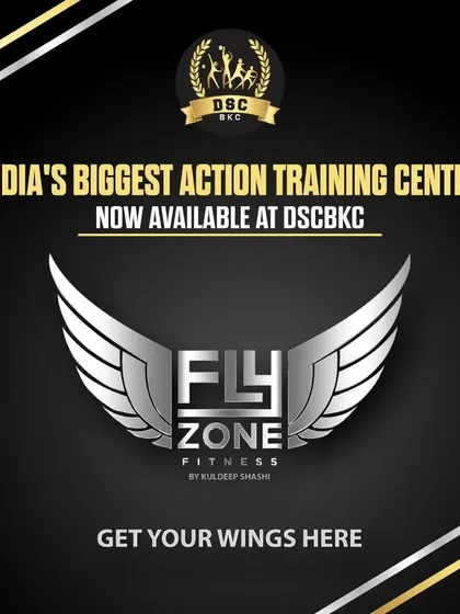 We are proud to house Fly Zone Fitness by Kuldeep Shashi, India's biggest action training center. This is where you can push your physical boundaries through gymnastics, martial arts, and specialized action workouts.
