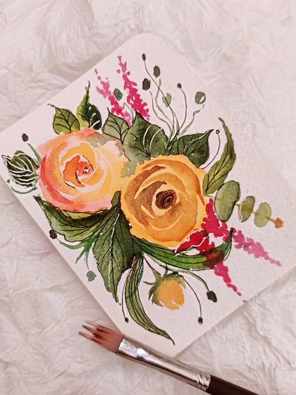 Pavna - Custom Artwork & Handmade Crafts Botanical Watercolor Paintings photo 30