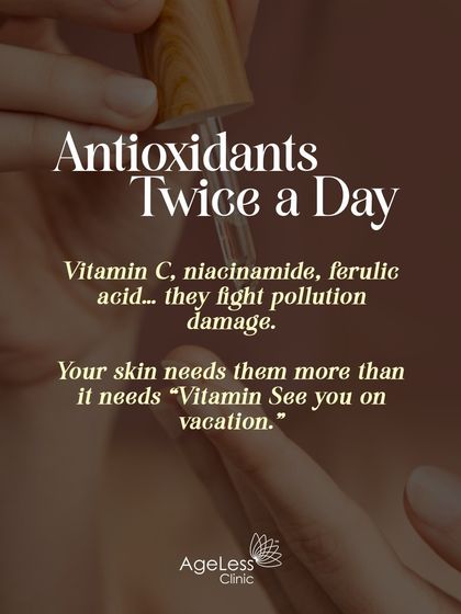 When air quality is poor, your skin needs extra protection. Antioxidants like Vitamin C and niacinamide are crucial to fight pollution damage. A smart routine and the right facial can help repair your skin's barrier and deep clean the grime.