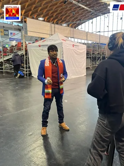 In front of the camera in Germany. Our founder shares the vision of Sudeva and our mission to create a pathway for Indian players to Europe.