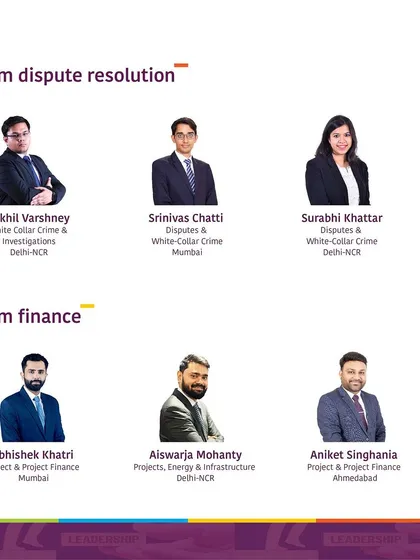 A look at our new partners for 2024 in Dispute Resolution and Finance, specializing in Project & Project Finance and Energy & Infrastructure.