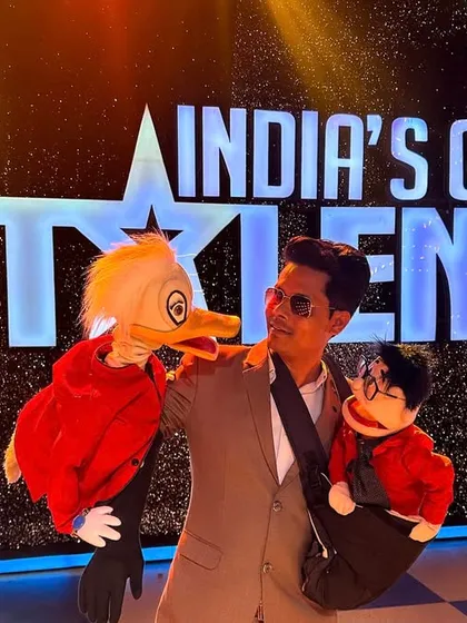 On the sets of India's Got Talent with my partners in crime, Ducky and another friend. Being on such a prestigious national platform was a dream come true and a testament to the years of hard work we've put into our craft.