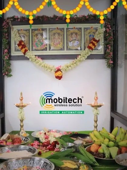 The traditional puja ceremony at the inauguration of our new R&D Division office in Perundurai.
