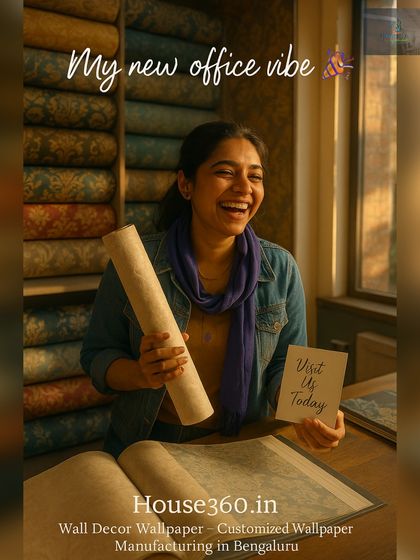 House360.in - Commercial Wallpaper & Branded Wall Graphics Client Consultations & Showroom photo 3