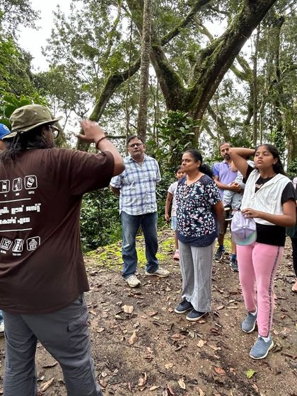 Our training can include the full seed-to-cup experience, like this coffee walk at Villa Urvin Khan, connecting baristas to the origin of their coffee.