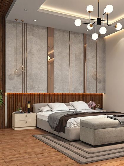 Houzlook - Full Home Interior Design & Turnkey Execution Serene & Stylish Bedrooms photo 45