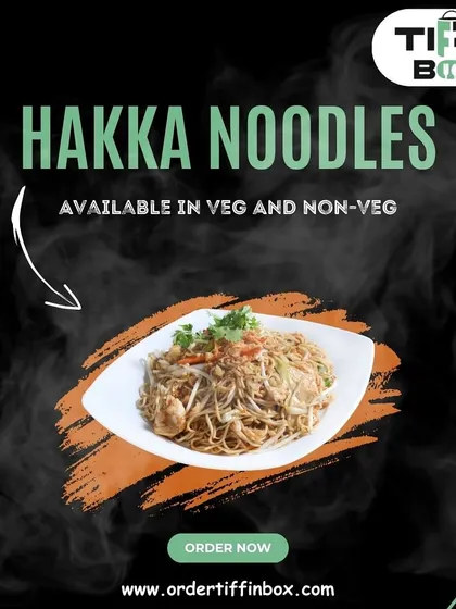 For your Chinese food cravings, we've got you covered. Check out our delicious Hakka Noodles, tossed with fresh vegetables and available in both veg and non-veg options. It's the perfect evening snack or party dish.