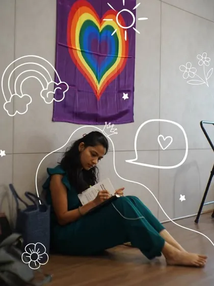 A quiet moment of reflection during our affirmations workshop. Here, we use journaling and guided exercises to explore the power of positive self talk and reshape our inner narratives.