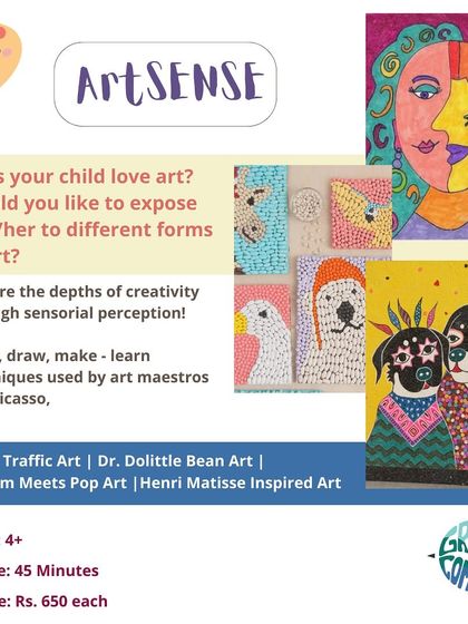 For the little Picassos, our "ArtSENSE" zone offers workshops inspired by famous artists. This is where kids can learn different art techniques in a fun, hands-on way.