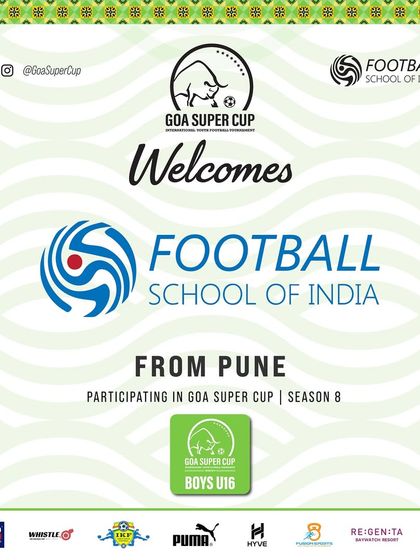 FSI Pune is welcomed to the Goa Super Cup, where our Boys U16 team will compete.