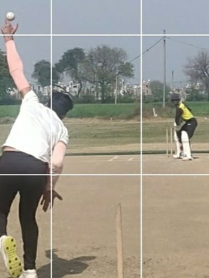 This image, broken into a grid, helps analyze the different components of the bowling action from pivot to release. It's all about the process.